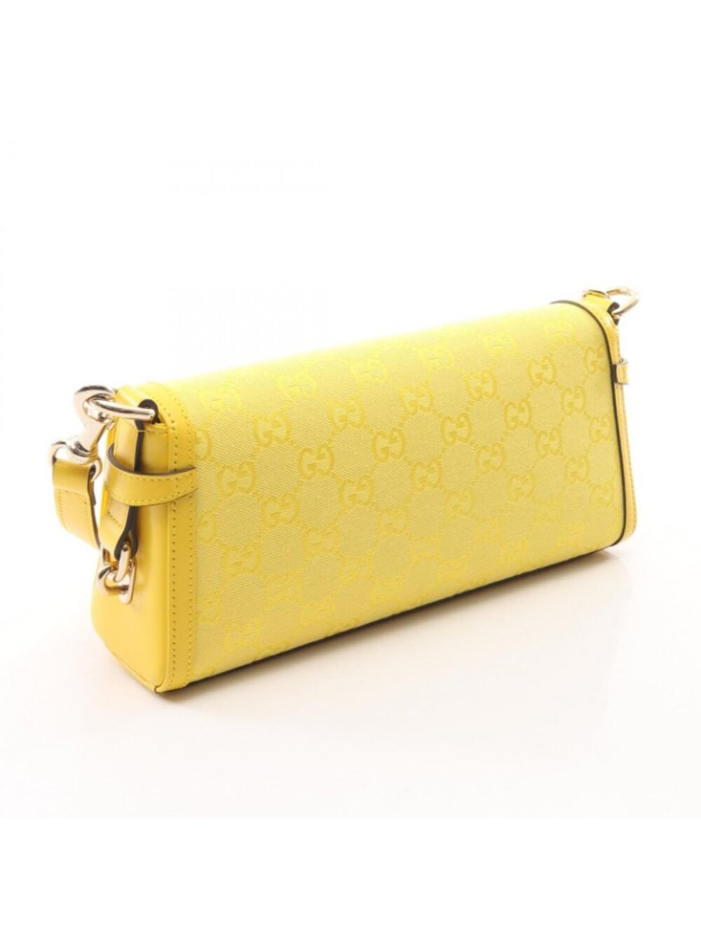 Gucci Shoulder Bag Luce Small Bag GG Canvas Yellow - Picture 2 of 9